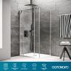 imagegotonovo Bathroom Rain Shower Combo Set Ceiling Mount with Handheld Spray High Pressure Luxury Shower Mixer Faucet with Roughin Valve Shower Trim 2 Function 10 inch Shower Head Oil Rubbed BronzeOil Rubbed Bronze