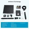 imagegotonovo Bathroom Rain Shower Combo Set Ceiling Mount with Handheld Spray High Pressure Luxury Shower Mixer Faucet with Roughin Valve Shower Trim 2 Function 10 inch Shower Head Oil Rubbed BronzeMatte Black