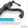 imagegotonovo Bathroom Sink Faucet 1 Hole Single Handle Lavatory Vanity Faucet 360 Swivel Basin Mixer Tap with Pop Up Drain Bathroom Faucet 71 Inch Spout Reach Oil Rubbed BronzeOil Rubbed Bronze