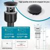 imagegotonovo Waterfall Bathroom Faucet Single Handle Bathroom Faucets for Sink 1 Hole Stainless Steel Modern Mixer Tap Wash Basin Faucet with Popup Drain Matte BlackOil Rubbed Bronze