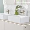 imagegotonovo Waterfall Vessel Sink Faucet for Sink 1 HoleSingle Handle Tall Bathroom Sink FaucetBrass Waterfall Bathroom Faucet Arc Body Mixer Tap with Pop Up Drain and Supply LinePolish GoldBrushed Nickel