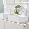 imagegotonovo Waterfall Vessel Sink Faucet for Sink 1 HoleSingle Handle Tall Bathroom Sink FaucetBrass Waterfall Bathroom Faucet Arc Body Mixer Tap with Pop Up Drain and Supply LinePolish GoldPolish Chrome