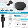 imagegotonovo Waterfall Vessel Sink Faucet for Sink 1 HoleSingle Handle Tall Bathroom Sink FaucetBrass Waterfall Bathroom Faucet Arc Body Mixer Tap with Pop Up Drain and Supply LinePolish GoldMatte Black
