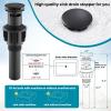 imagegotonovo Waterfall Vessel Sink Faucet for Sink 1 HoleSingle Handle Tall Bathroom Sink FaucetBrass Waterfall Bathroom Faucet Round Body Mixer Tap with Pop Up Drain and Supply LineMatte BlackOil Rubbed Bronze