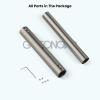 imagegotonovo Polished Chrome Lavatory Shower Faucet Adjustable Rod Fittings Wall Mount Extension Tube 11quot Extendable to 21quot Shower Faucet Kit Full Brass ConstructionBrushed Nickel