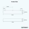 imagegotonovo Polished Chrome Lavatory Shower Faucet Adjustable Rod Fittings Wall Mount Extension Tube 11quot Extendable to 21quot Shower Faucet Kit Full Brass ConstructionOil Rubbed Bronze