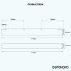 imagegotonovo Polished Chrome Lavatory Shower Faucet Adjustable Rod Fittings Wall Mount Extension Tube 11quot Extendable to 21quot Shower Faucet Kit Full Brass ConstructionBrushed Nickel