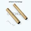 imagegotonovo Polished Chrome Lavatory Shower Faucet Adjustable Rod Fittings Wall Mount Extension Tube 11quot Extendable to 21quot Shower Faucet Kit Full Brass ConstructionAntique Brass