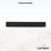 imagegotonovo Polished Chrome Lavatory Shower Faucet Adjustable Rod Fittings Wall Mount Extension Tube 11quot Extendable to 21quot Shower Faucet Kit Full Brass ConstructionMatte Black