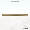 imagegotonovo Polished Chrome Lavatory Shower Faucet Adjustable Rod Fittings Wall Mount Extension Tube 11quot Extendable to 21quot Shower Faucet Kit Full Brass ConstructionAntique Brass