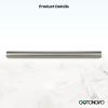 imagegotonovo Polished Chrome Lavatory Shower Faucet Adjustable Rod Fittings Wall Mount Extension Tube 11quot Extendable to 21quot Shower Faucet Kit Full Brass ConstructionBrushed Nickel