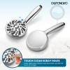 imagegotonovo Bathroom Shower Head Kit High Pressure Combo System Shower Faucet 5 Modes ABS Handheld Spray Shower Trim Kit Valve Included Single Shower Head with Tub Spout Polished Chrome