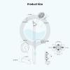 imagegotonovo Bathroom Shower Head Kit High Pressure Combo System Shower Faucet 5 Modes ABS Handheld Spray Shower Trim Kit Valve Included Single Shower Head with Tub Spout Polished Chrome
