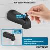 imagegotonovo Shower Head and Handle Set Shower Faucet Set Shower Mixer Complete Combo Set Tub Shower Trim Kit Black including Shower Valve 6quot Shower Head Matte Black