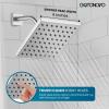 imagegotonovo Shower Head and Handle Set Shower Faucet Set Shower Mixer Complete Combo Set Tub Shower Trim Kit including Shower Valve 6quot Shower Head Polish Chrome
