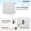 imagegotonovo Shower Head and Handle Set Shower Faucet Set Shower Mixer Complete Combo Set Tub Shower Trim Kit including Shower Valve 6quot Shower Head Polish Chrome