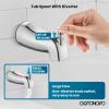 imagegotonovo Shower Head and Handle Set Shower Faucet Set Shower Mixer Complete Combo Set Tub Shower Trim Kit including Shower Valve 6quot Shower Head Polish Chrome