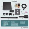 imagegotonovo Oil Rubbed Bronze Shower System Combo Set 10 Inch Shower Head with ABS Handheld Spray Modern Luxury Rain Roughin Valve Body and Trim Kit AntiScald Pressure Balance Valve