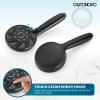 imagegotonovo Bathroom Shower Head Kit High Pressure Combo System Shower Faucet 6 Modes ABS Handheld Spray Shower Trim Kit Valve Included Shower Head and Handle Set Brushed GoldOil Rubbed Bronze