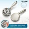 imagegotonovo SingleHandle Shower Faucet Set Shower Kit with Valve Shower Head and Handle Set Shower Trim Kit with 6 Modes ABS Handheld Shower Fixtures Shower Valve and Trim Kit Brushed GoldBrushed Nickel