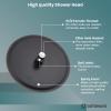 imagegotonovo Shower System with Tub Spout Wall Mount 3 Function Roughin Valve Bathtub Shower Faucets Set Complete Rain 10 Inch Round Showerhead Trim Kit Combo Cylindrical Handheld Matte BlackOil Rubbed Bronze