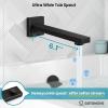 imagegotonovo Shower System with Tub Spout Wall Mounted Rain Shower Head and Handle Combo Shower Faucet Set with Valve 12 Inch Brushed NickelOil Rubbed Bronze