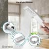 imagegotonovo Shower System with Tub Spout Wall Mounted Rain Shower Head and Handle Combo Shower Faucet Set with Valve 12 Inch Brushed NickelPolish Chrome