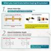imagegotonovo 2 Handles Tub Shower Faucet SetBathtub Faucet Set with 6 Modes Handheld Spray Shower System with Tub SpoutShower Head and Handle Set Shower Fixture Wall Mount Brushed NickelMatte Black