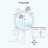 imagegotonovo Tub Shower Faucet Set Bathroom Shower Head Kit High Pressure Bathtub Shower Faucet 6 Modes ABS Handheld Spray Valve and Shower Trim Kit Shower Head and Handle Set Brushed NickelMatte Black