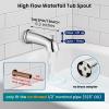 imagegotonovo Tub Shower Faucet Set Bathroom Shower Head Kit High Pressure Bathtub Shower Faucet 6 Modes ABS Handheld Spray Valve and Shower Trim Kit Shower Head and Handle Set Brushed NickelPolished Chrome