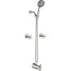imagegotonovo 2 Handles Tub Shower Faucet SetBathtub Faucet Set with 6 Modes Handheld Spray Shower System with Tub SpoutShower Head and Handle Set Shower Fixture Wall Mount Brushed NickelBrushed Nickel