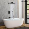 image:imagegotonovo Shower System with Tub SpoutWaterfall Tub Shower Faucet Set for Bathroom Head and Handle Set Wall Mounted 3 Function Roughin Valve and Trim Included 12 inch Shower Head Oil Rubbed BronzeOil Rubbed Bronze