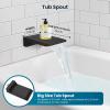 image:imagegotonovo Shower System with Tub SpoutWaterfall Tub Shower Faucet Set for Bathroom Head and Handle Set Wall Mounted 3 Function Roughin Valve and Trim Included 12 inch Shower Head Oil Rubbed BronzeOil Rubbed Bronze