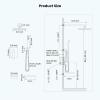 image:imagegotonovo Shower System with Tub SpoutWaterfall Tub Shower Faucet Set for Bathroom Head and Handle Set Wall Mounted 3 Function Roughin Valve and Trim Included 12 inch Shower Head Oil Rubbed BronzeBrushed Gold