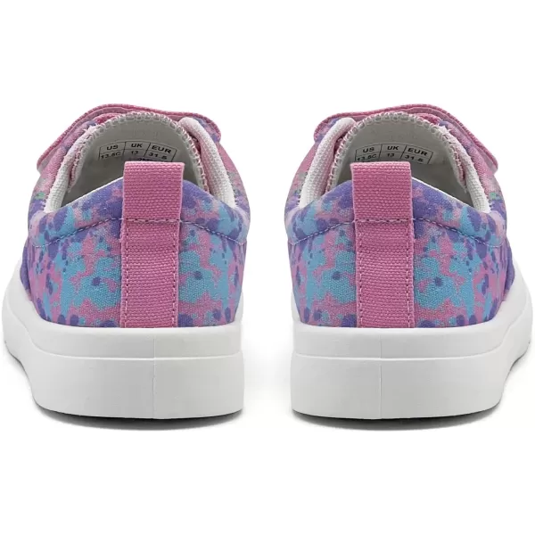 imagerosyclo Canvas Sneakers for Boys and Girls Toddler Kids Walking Shoes Lightweight Breathable NonSlip Soft Adjustable Strap Baby Boy Girl Outdoor Casual Tennis Shoe for Little Big KidPink Graffiti