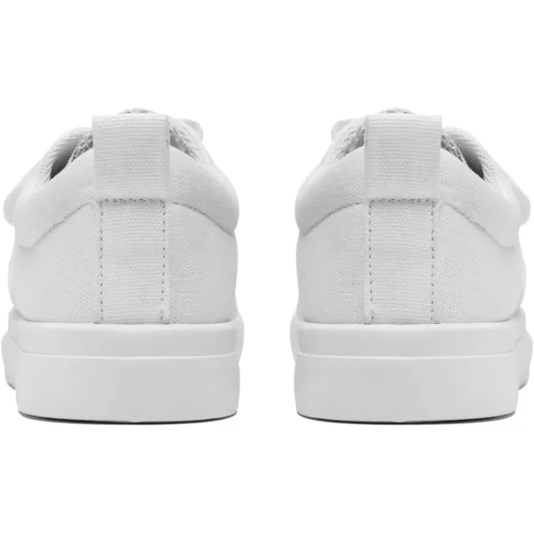 imagerosyclo Canvas Sneakers for Boys and Girls Toddler Kids Walking Shoes Lightweight Breathable NonSlip Soft Adjustable Strap Baby Boy Girl Outdoor Casual Tennis Shoe for Little Big KidWhite