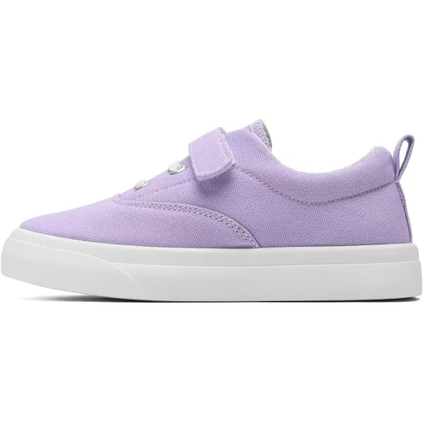 imagerosyclo Canvas Sneakers for Boys and Girls Toddler Kids Walking Shoes Lightweight Breathable NonSlip Soft Adjustable Strap Baby Boy Girl Outdoor Casual Tennis Shoe for Little Big KidPurple
