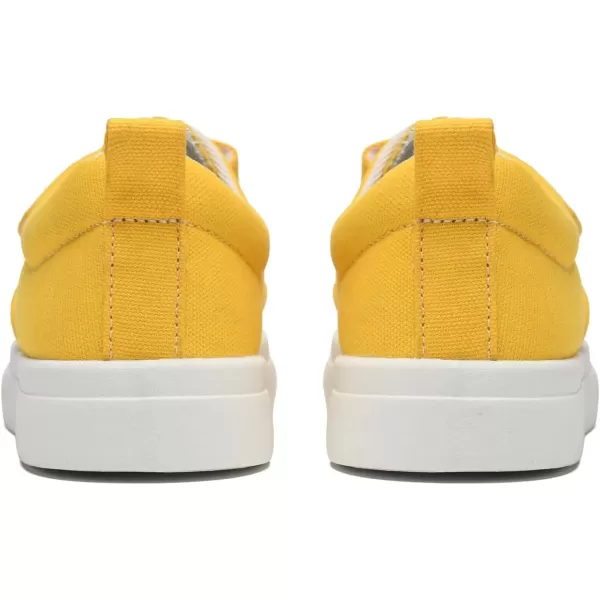 imagerosyclo Canvas Sneakers for Boys and Girls Toddler Kids Walking Shoes Lightweight Breathable NonSlip Soft Adjustable Strap Baby Boy Girl Outdoor Casual Tennis Shoe for Little Big KidYellow