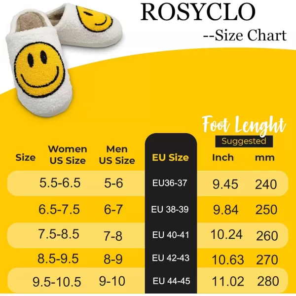 imagerosyclo Smile Face Slippers Retro Soft Plush Cozy House Slippers Slipon Fluffy Indoor Outdoor Smile Slippers for Women and MenPeach