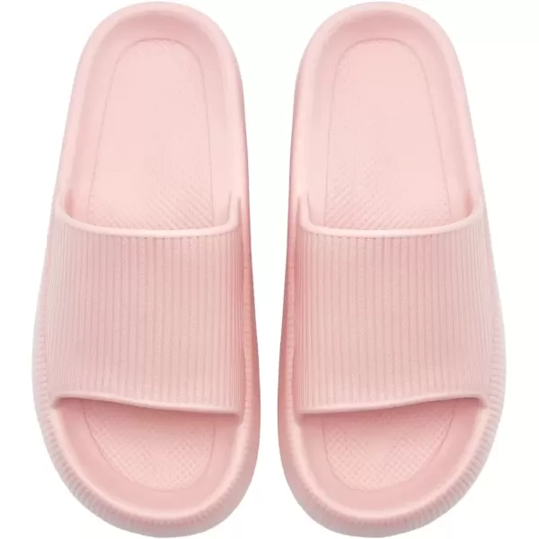 imagerosyclo Arch Support Slides for Women and Men Cloud Recovery Sandals Pillow Plantar Fasciitis Slippers Pain Relief Cushion Cozy Thick Sole Indoor and OutdoorPink