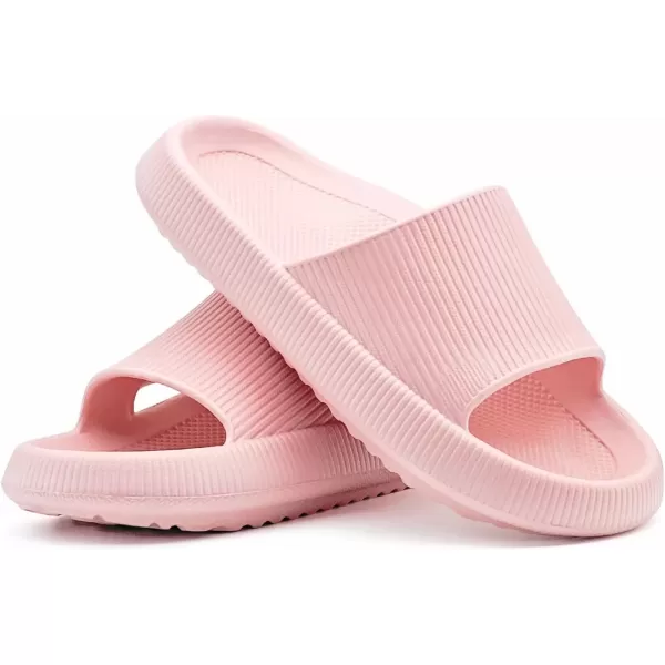 imagerosyclo Arch Support Slides for Women and Men Cloud Recovery Sandals Pillow Plantar Fasciitis Slippers Pain Relief Cushion Cozy Thick Sole Indoor and OutdoorPink