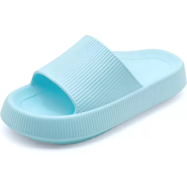 imagerosyclo Arch Support Slides for Women and Men Cloud Recovery Sandals Pillow Plantar Fasciitis Slippers Pain Relief Cushion Cozy Thick Sole Indoor and OutdoorBaby Blue