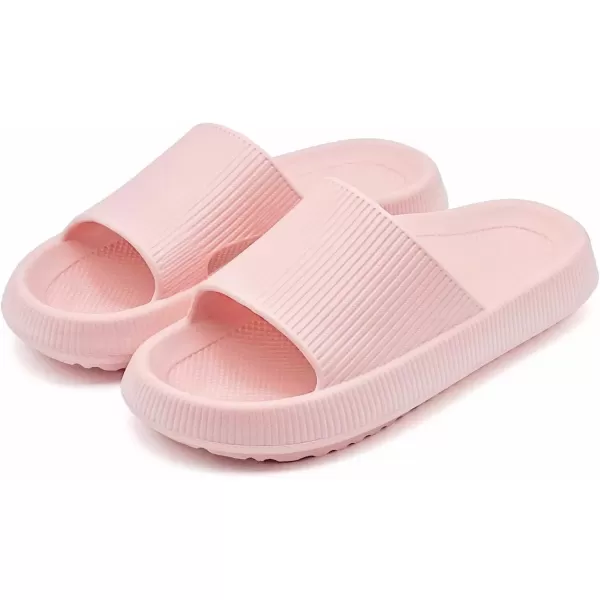 imagerosyclo Arch Support Slides for Women and Men Cloud Recovery Sandals Pillow Plantar Fasciitis Slippers Pain Relief Cushion Cozy Thick Sole Indoor and OutdoorPink