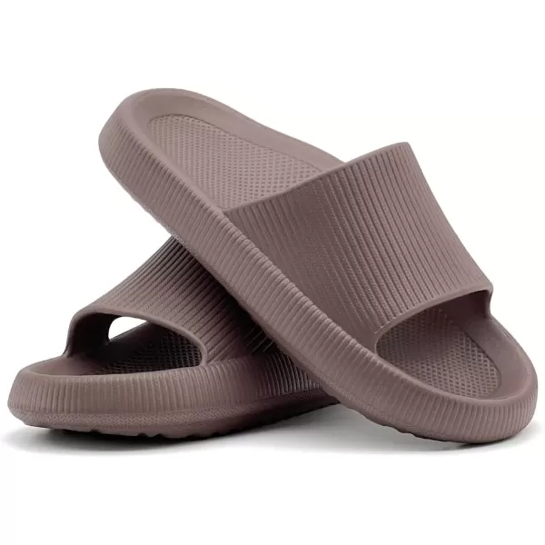 imagerosyclo Arch Support Slides for Women and Men Cloud Recovery Sandals Pillow Plantar Fasciitis Slippers Pain Relief Cushion Cozy Thick Sole Indoor and OutdoorWine Red