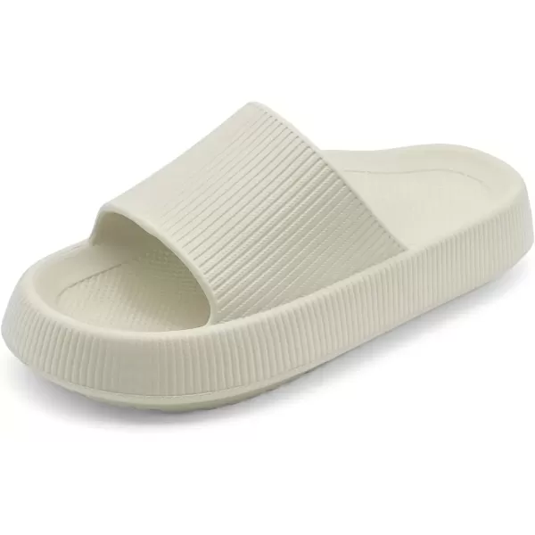 imagerosyclo Arch Support Slides for Women and Men Cloud Recovery Sandals Pillow Plantar Fasciitis Slippers Pain Relief Cushion Cozy Thick Sole Indoor and OutdoorTan