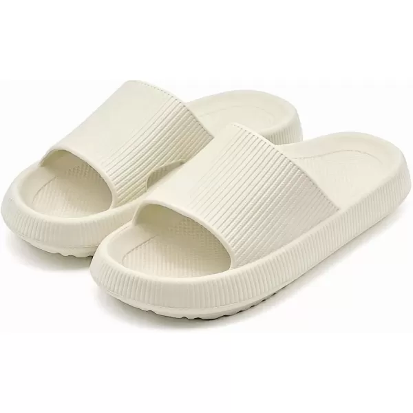 imagerosyclo Arch Support Slides for Women and Men Cloud Recovery Sandals Pillow Plantar Fasciitis Slippers Pain Relief Cushion Cozy Thick Sole Indoor and OutdoorTan