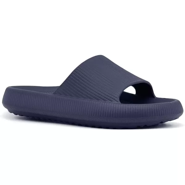 imagerosyclo Arch Support Slides for Women and Men Cloud Recovery Sandals Pillow Plantar Fasciitis Slippers Pain Relief Cushion Cozy Thick Sole Indoor and OutdoorNavy Blue