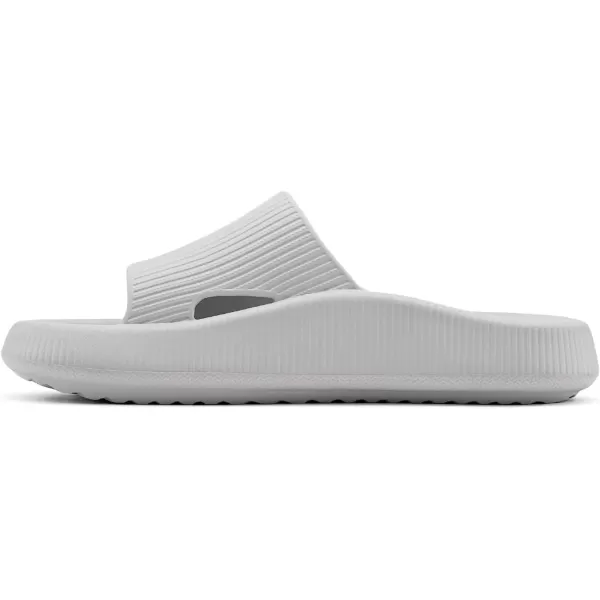 imagerosyclo Arch Support Slides for Women and Men Cloud Recovery Sandals Pillow Plantar Fasciitis Slippers Pain Relief Cushion Cozy Thick Sole Indoor and OutdoorGrey