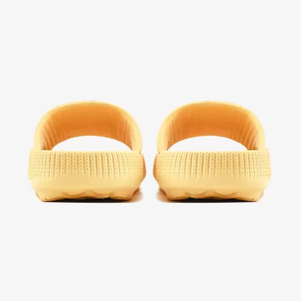 imagerosyclo Cloud Slides for Kids Toddler Pillow Slippers Shower Bathroom NonSlip Open Toe Super Soft Comfy Thick Sole Cozy Boys Girls Home House Cloud Cushion Slide Sandals for Indoor Outdoor ShoesYellow