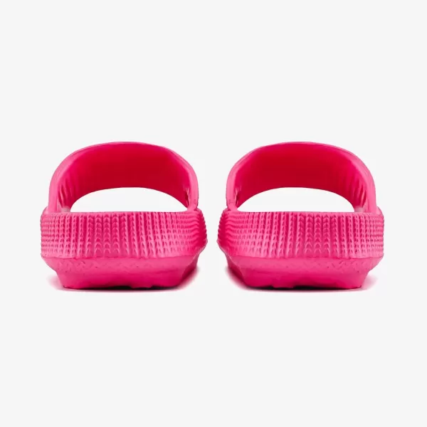 imagerosyclo Cloud Slides for Kids Toddler Pillow Slippers Shower Bathroom NonSlip Open Toe Super Soft Comfy Thick Sole Cozy Boys Girls Home House Cloud Cushion Slide Sandals for Indoor Outdoor ShoesHot Pink